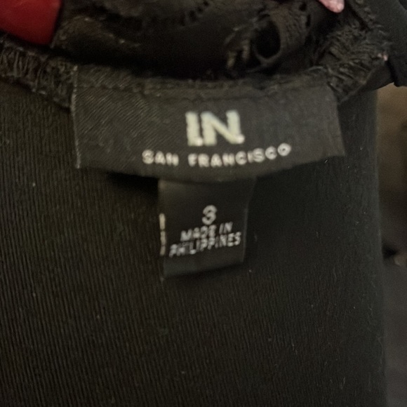 Juniors IN San Francisco Black Formal Dress - Picture 3 of 3